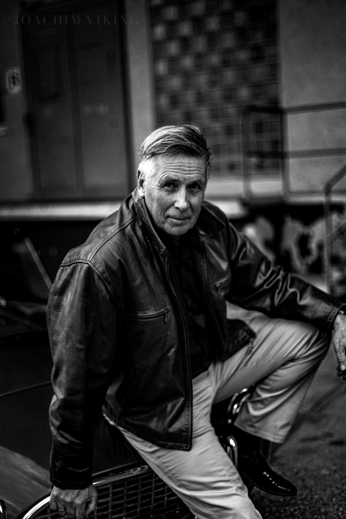 Freie Arbeit - Lederjacke Portrait