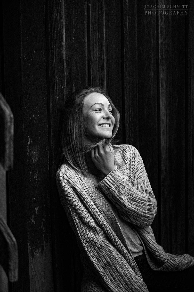 Freie Arbeit - Lachendes Portrait